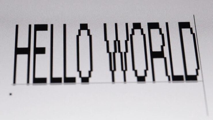 Digitando Ciao mondo