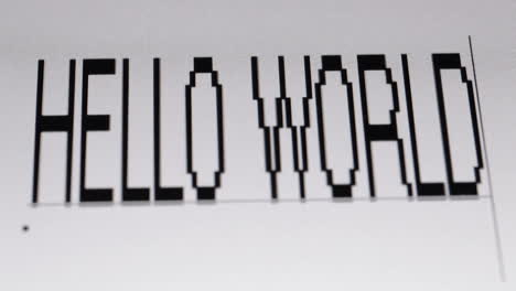 estoy escribiendo "hola mundo".