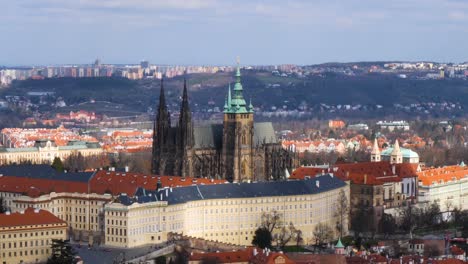 saint vitus cathedral in prague, czech republic