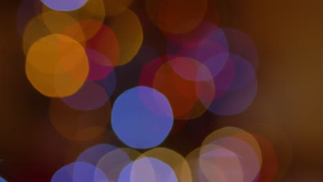 blurred fairy lights. out of focus holiday background christmas tree