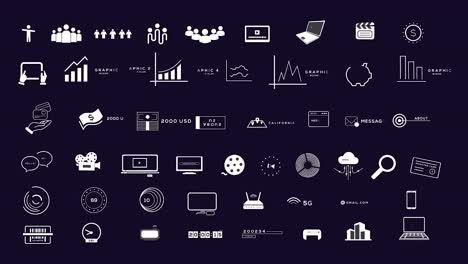 loading screen with various time indicators
