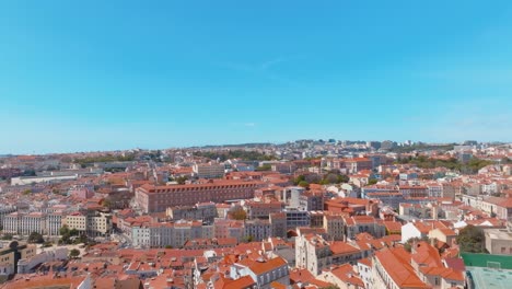 Aerial-View-Of-Beautiful-Lisbon-Cityscape-From-Graca-And-Martin-Moniz-Square