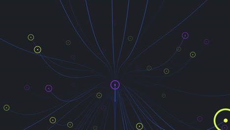 network of interconnected dots illustrating relationships