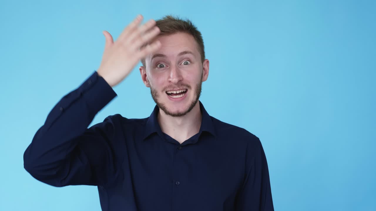 mood change split personality man face gif loop