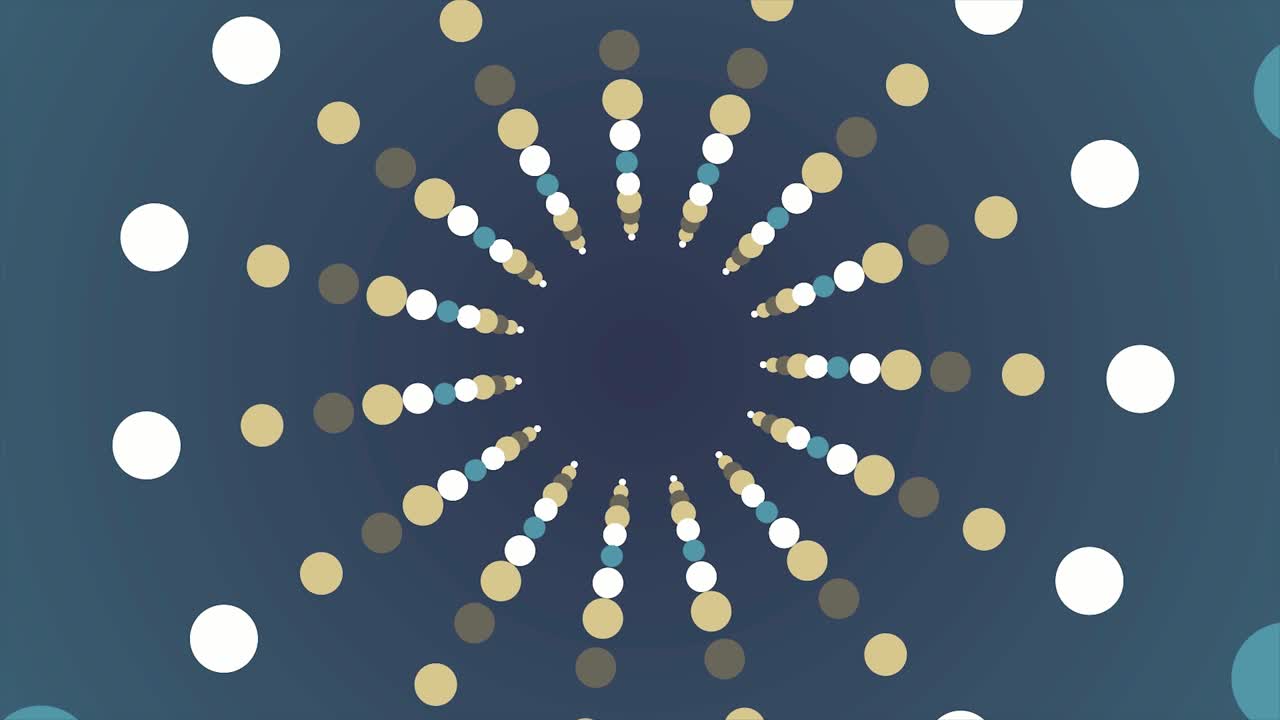 원의 나선형 패턴을 가진 추상적인 기하학적 배경