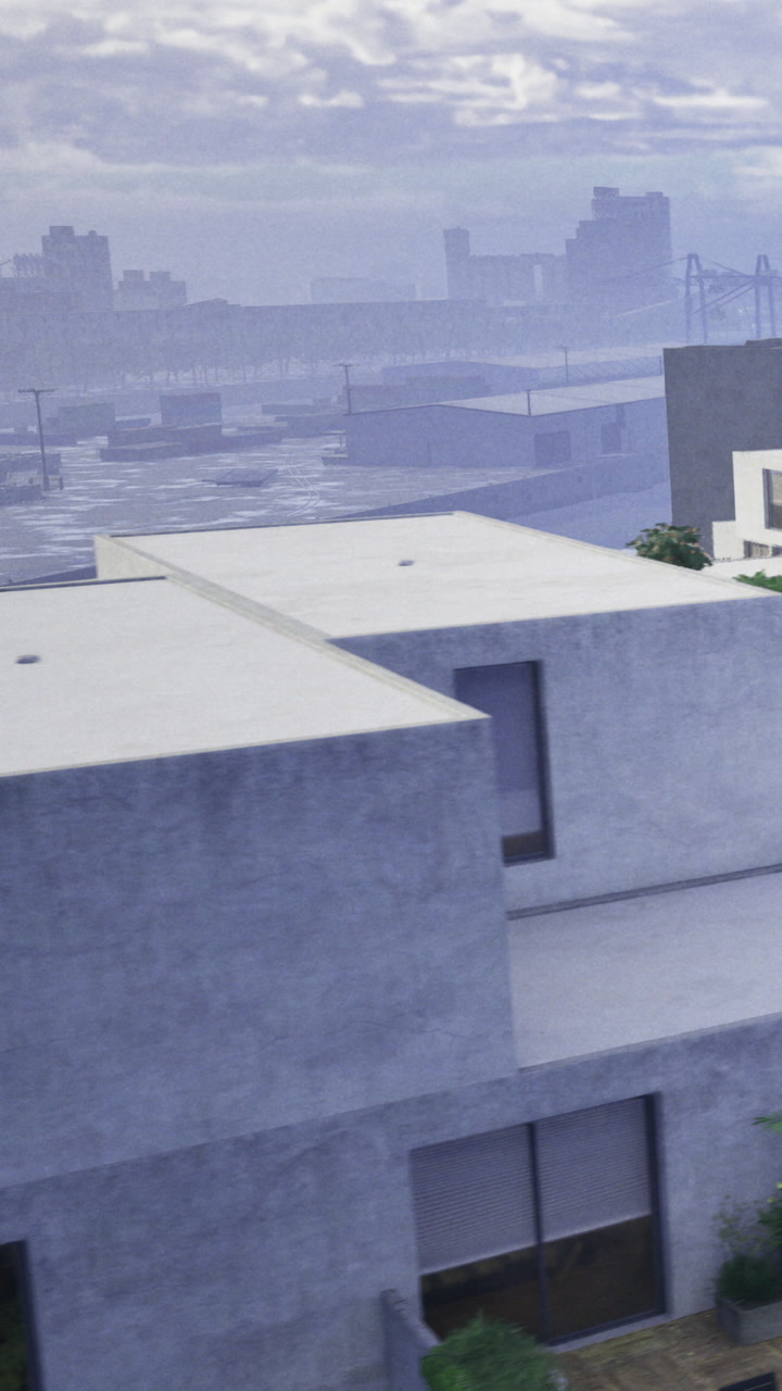 Views from a rooftop garden in a modern urban setting during daytime