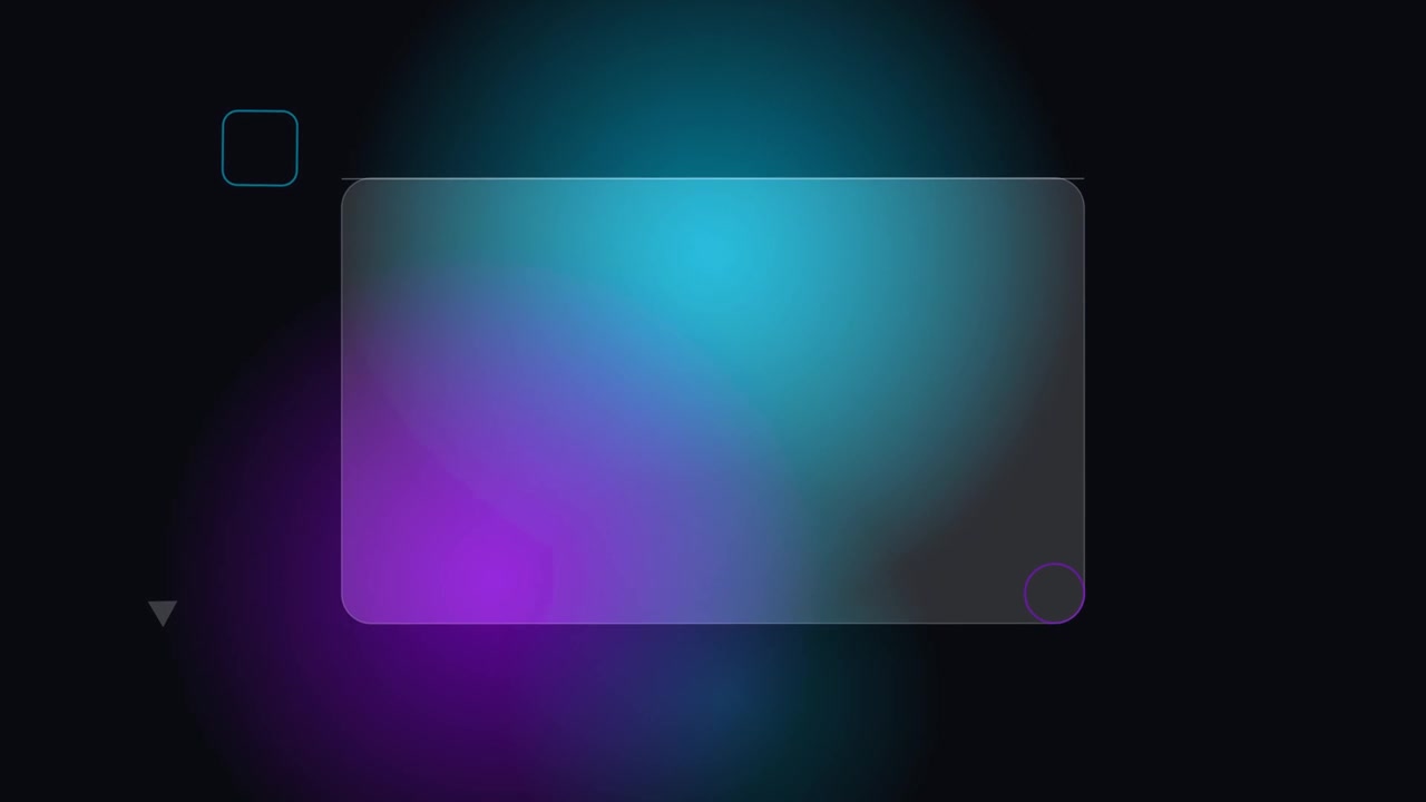 Sfondo astratto in movimento con sovrapposizione effetto vetro smerigliato e colori luminosi