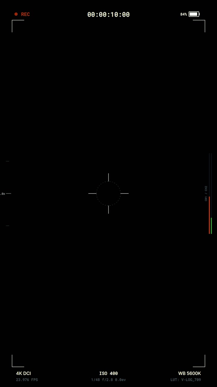 Digital Camera Viewfinder Interface Overlay