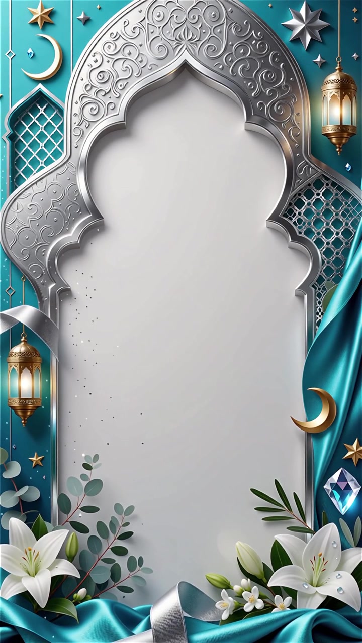Compleanno del Profeta Maometto Mawlid al-Nabi Sfondo Islamico