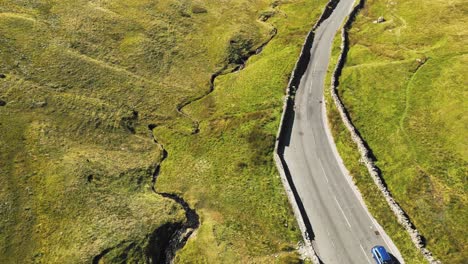 kirkstone pass aerial lake district national park imágenes de inclinación hacia arriba