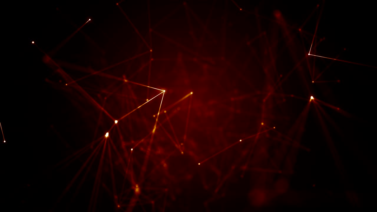 plexus abstracto de red títulos de tecnología ciencia de fondo bucle