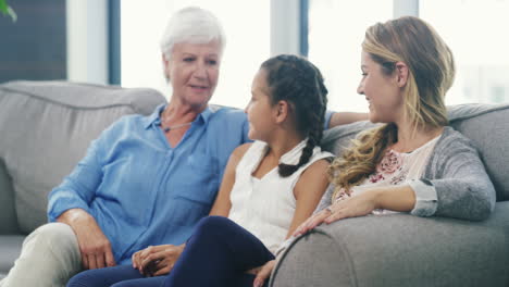 a senior woman, her daughter