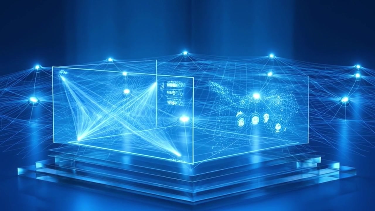 Digital Network Visualization with Holographic Data Interface