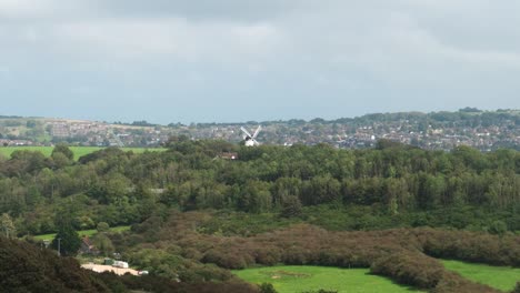 Clouds Rolling over Windmill in East Sussex - Timelapse