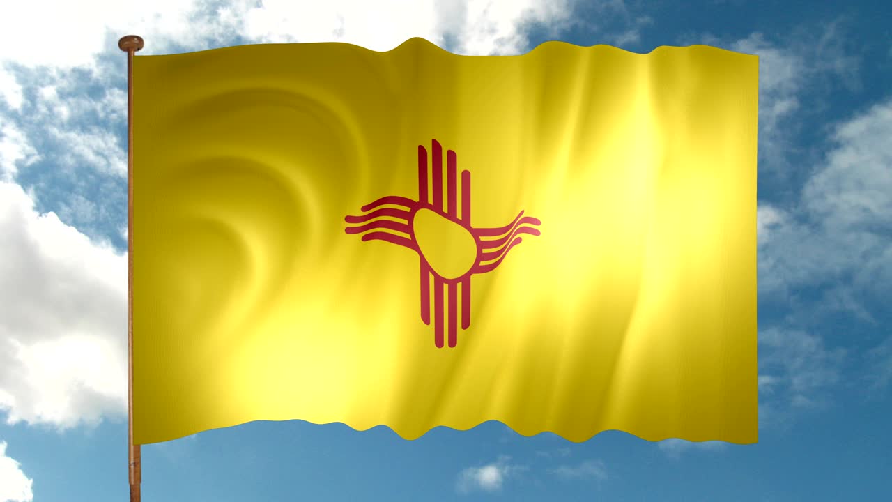 bandera del estado de nuevo méxico