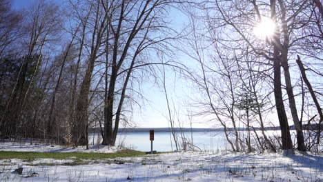 pan shot in yamaska national park