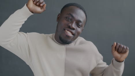 happy man dancing