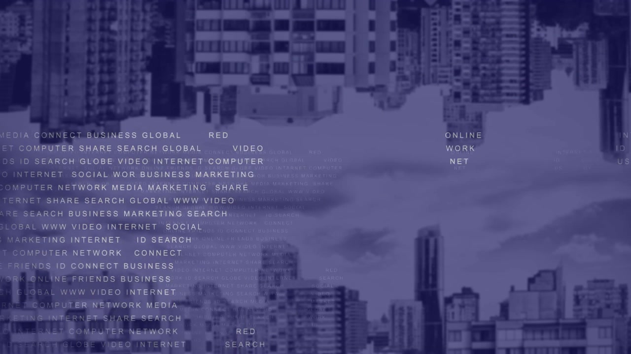 Animation of data processing against aerial view of cityscape with shadow effect