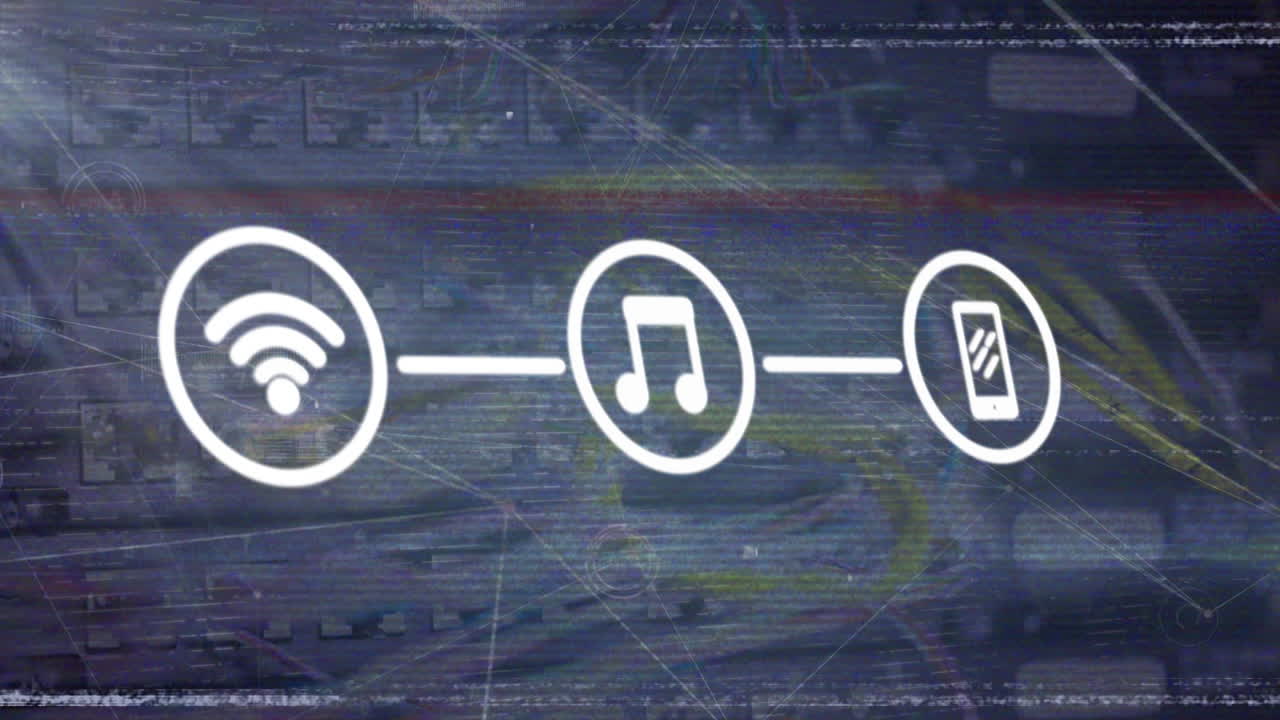 데이터 처리 및 아이콘의 애니메이션 서버  ⁇ 에서 백인 노동자 이상