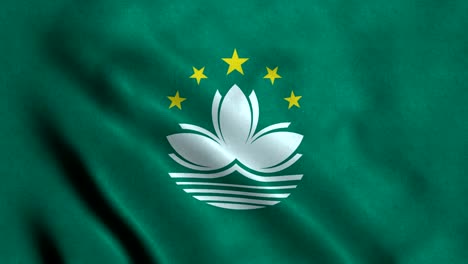 4k seamless loopable flag of macau