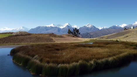 laguna wilcacocha peru highlands andes mountains peruvian mountains peak snow covered