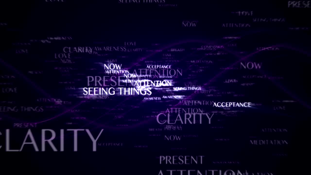 LIFE IS NOW Text Animation and Keywords