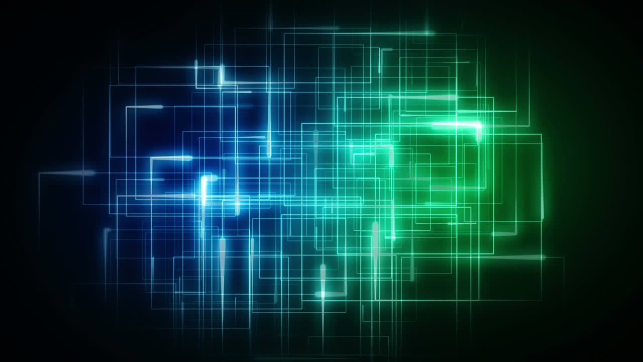 Lightning and futuristic patterns