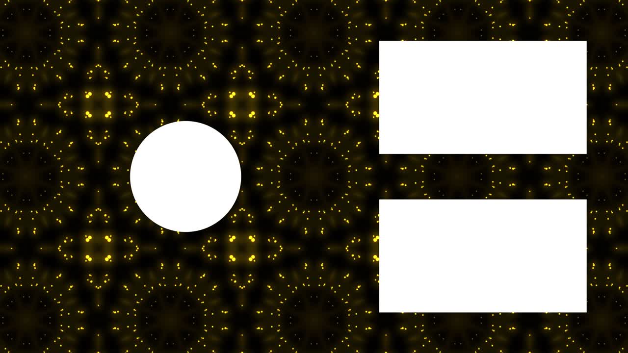 입자 반이는 칼레도스코프 엔드 카드 엔딩 스크린 모션 그래픽