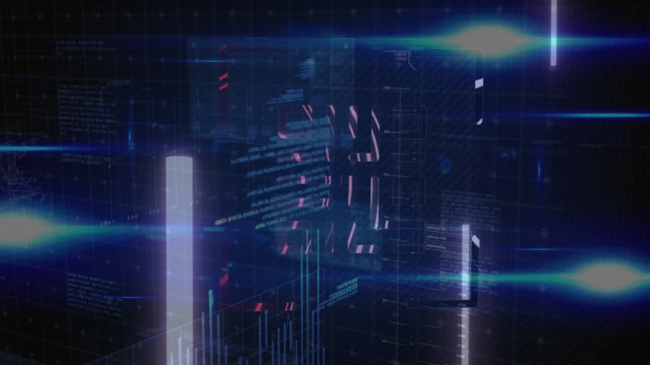 Animation of qr code over binary coding
