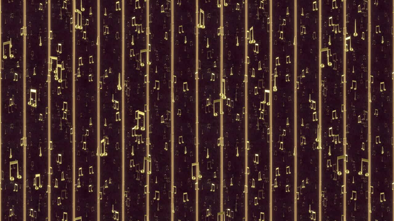 음악 배경 노트 더블 루프 타일 떨어지는