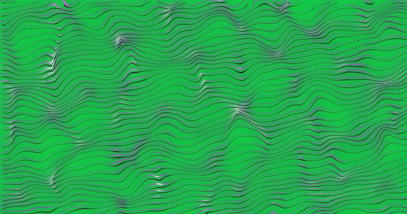 Animation of purple wave pattern on transparent background