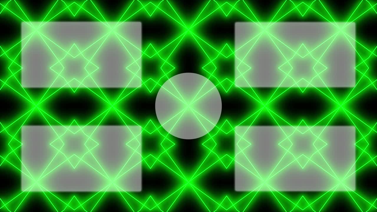 patrón geométrico fondo negro tarjeta de extremo gráficos de movimiento