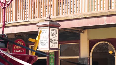 a horse-drawn carriage ride through historic sovereign hill