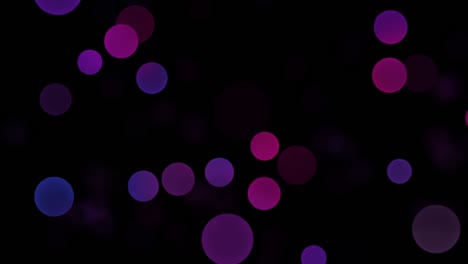 círculos animados coloridos partículas de fondo claro 4k