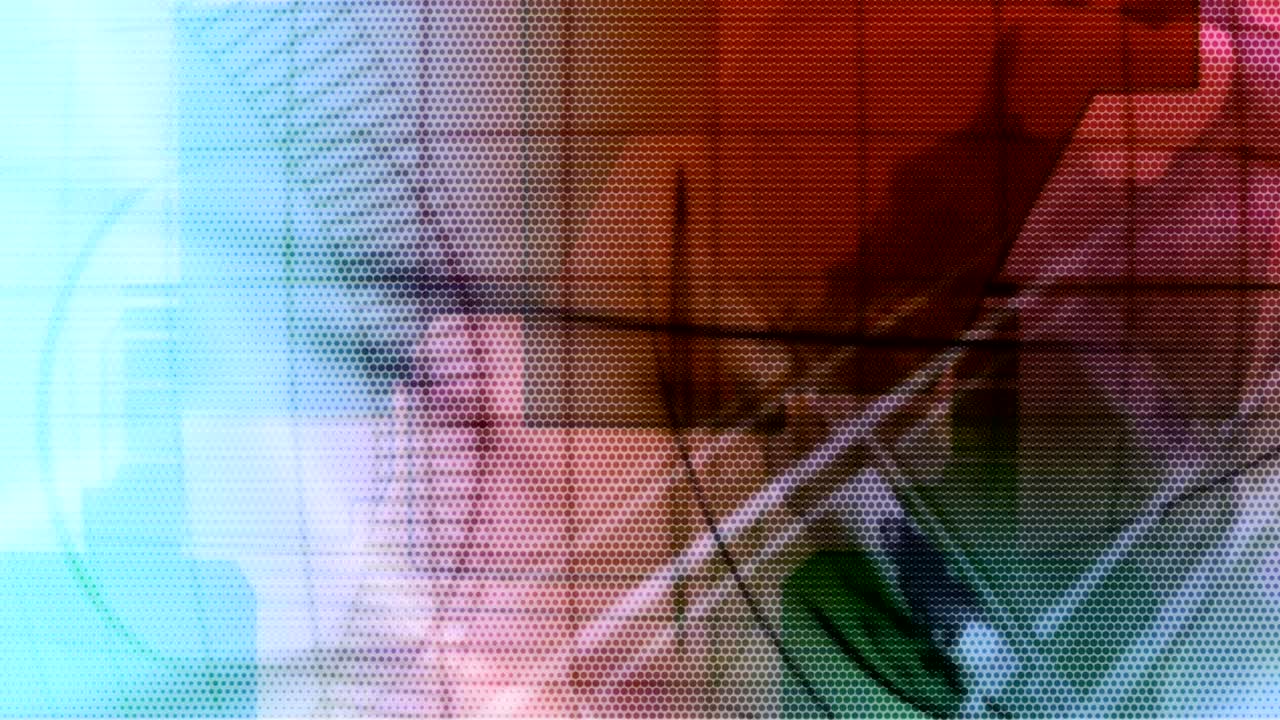 fondo de movimiento animado generado por computadora para la producción de películas de video web