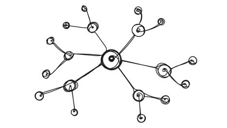 animation of chemical compounds in one line