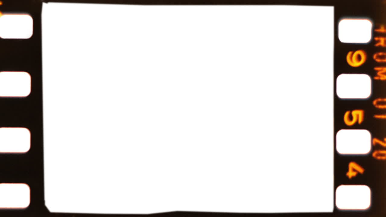 Real 35mm film frame overlay - clean