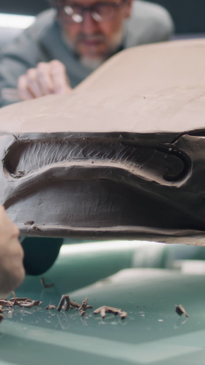 escultura de modelos de automóviles