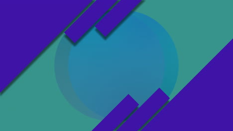 animation of purple pattern moving on green background