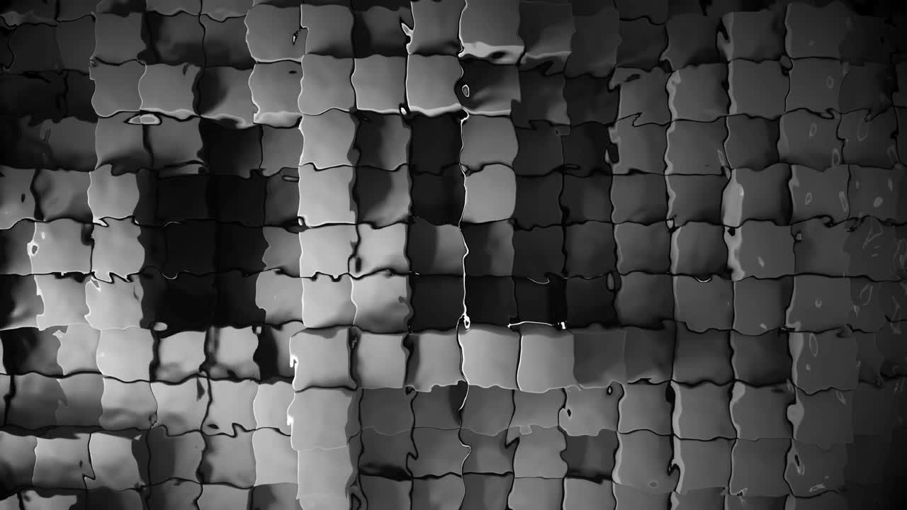 4k cubos abstractos desplazados bajo el agua. diseño único.