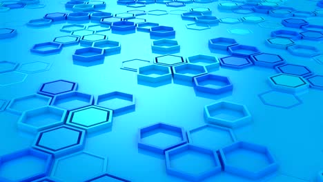 el fondo de los hexágonos