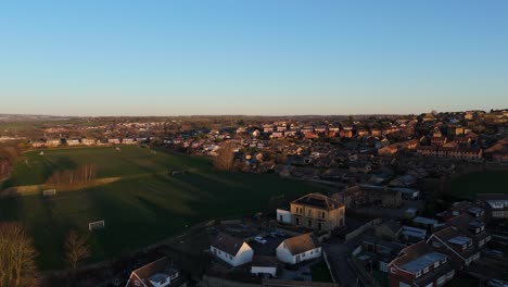 Aerial-video-footage-of-industrial-buildings-and-housing