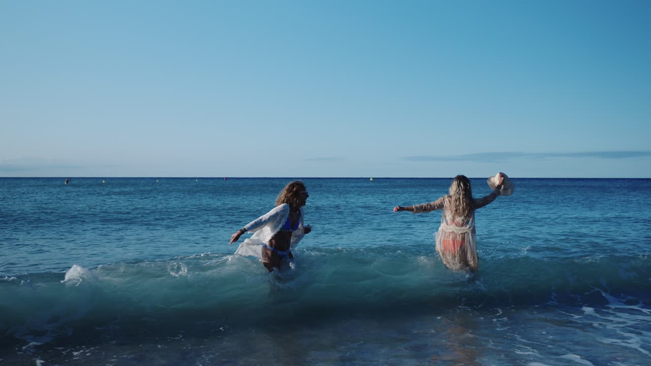 Women Enjoying the Sea