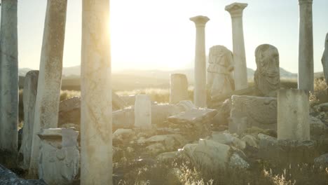 el antiguo templo griego en italia