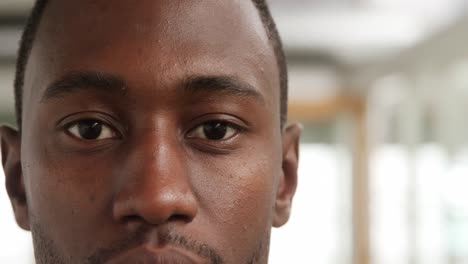 young man working in a creative office