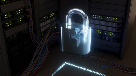 cybersecurity and data protection in a server room