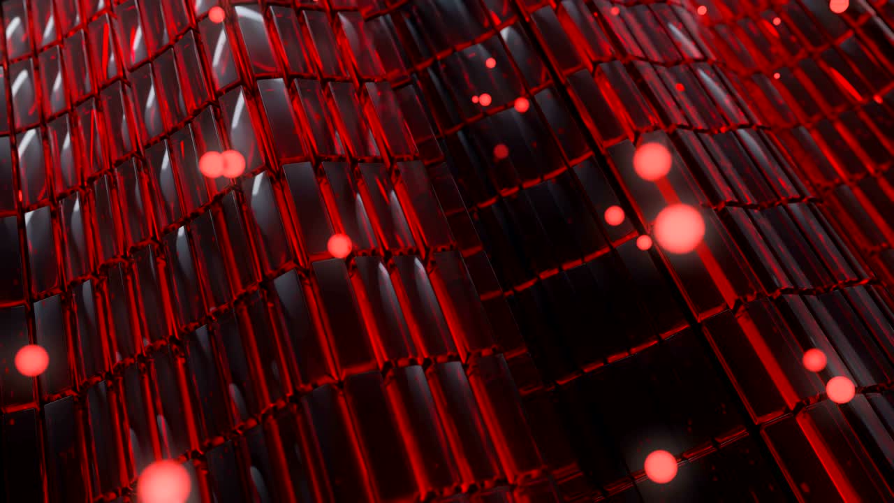 4k абстрактные стеклянные технологические блоки.