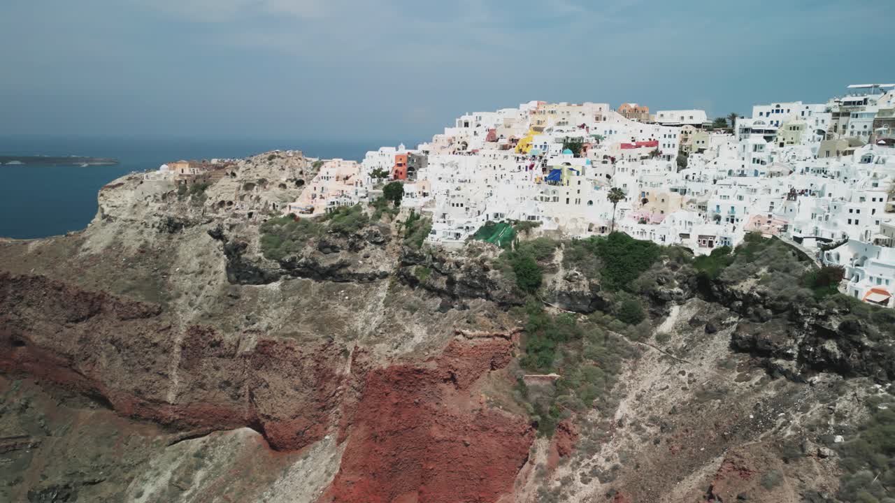 avión no tripulado oia santorini grecia