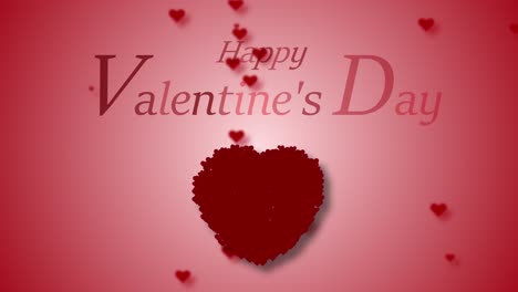 happy valentine's day - red