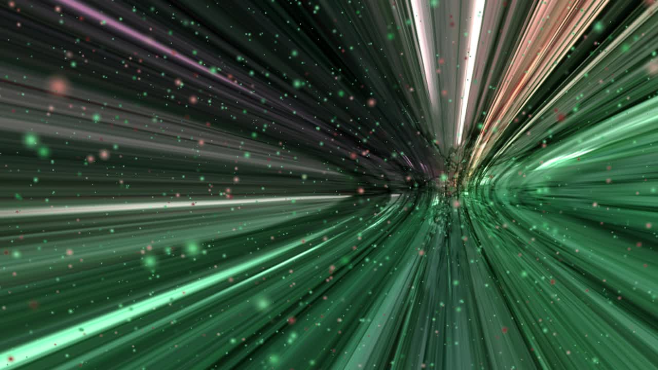 animación abstractamente colorida con un fondo líquido multicolor.